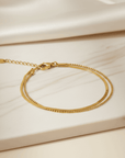 Luxe Aura Gold Bracelet for Women Seebora
