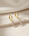 Radiant Crystal Hoop Earrings Seebora