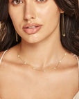 pave, star necklace, jewelry, fashion, style, accessories, glamour