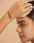 Smoke Stone Cuff, jewelry, fashion, accessories, statement piece, unique design, handcrafted