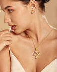 Mesuki Cross Pendant, Religious Pendant, Gothic Pendant, Statement Pendant.