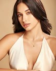 Elliptic, Charm, Necklace, Jewelry, Elegant, Minimalist,Stylish