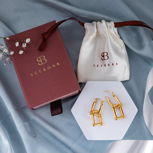 The Hera Chain Link Earrings