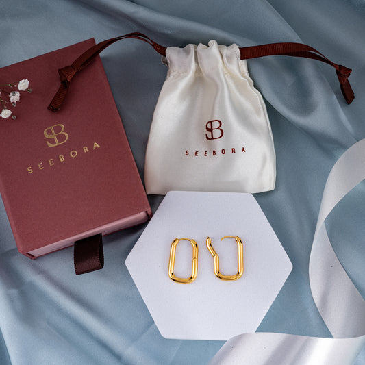 The Demeter Sunlit Hoop Earrings