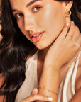 Twisted Circles, Earring, Jewelry, Fashion, Accessories, Geometric, Statement.