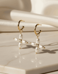Pearl Glow Hoop Earrings Seebora