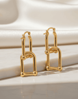The Hera Chain Link Earrings Seebora