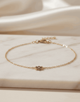 Star Shadow Minimal Bracelet | Cubic Zirconia & 14K Gold Plated Seebora
