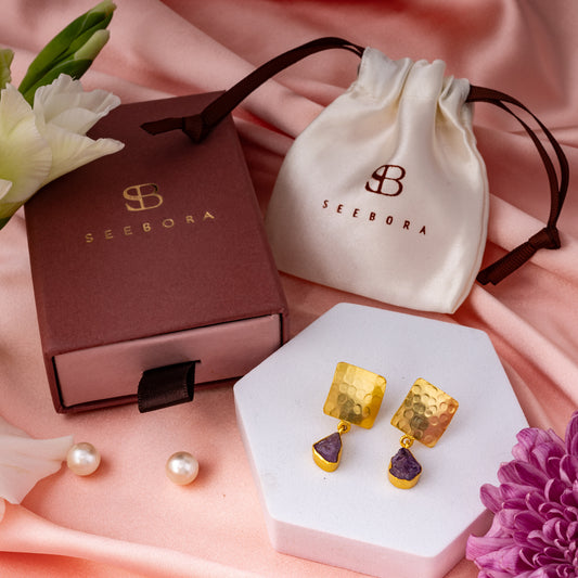 The Enchanting Amethyst Earrings