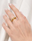The Athena Onyx Band Ring