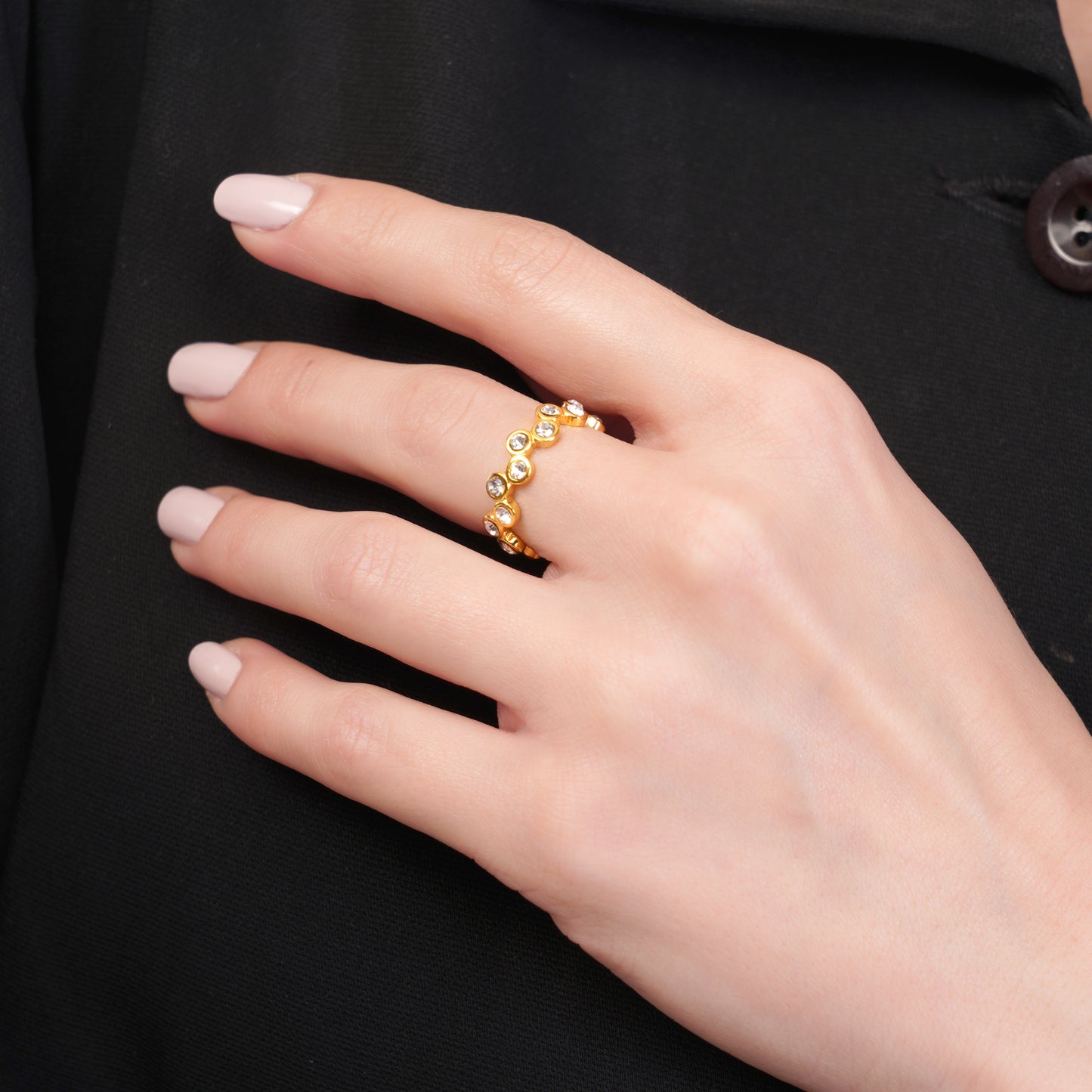 Cluster Stone Ring