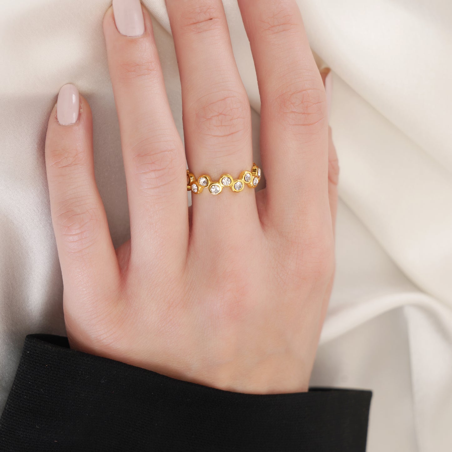 Cluster Stone Ring