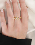 Cluster Stone Ring