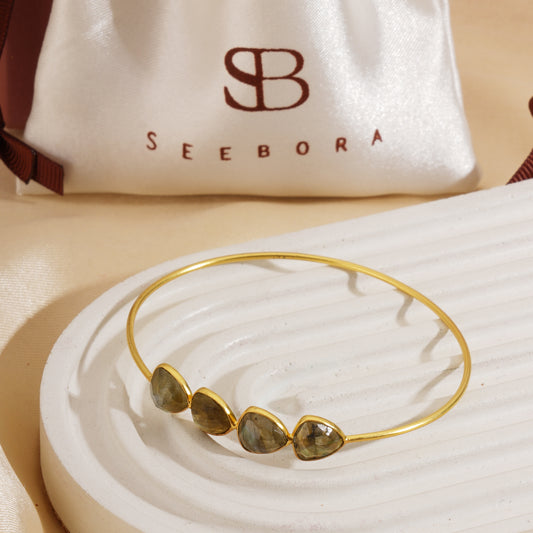 The Smoke Stone Cuff Bracelet