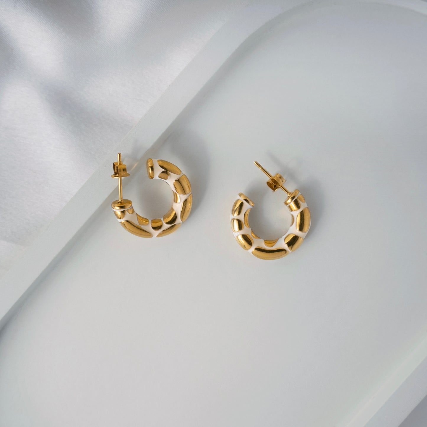 Radiant Gold Hoops