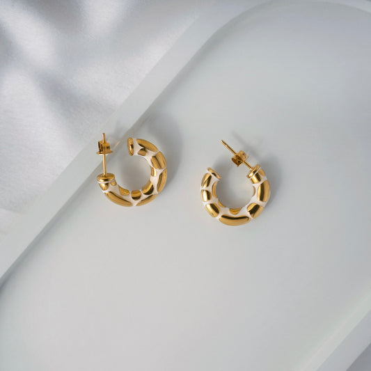 Radiant Gold Hoops