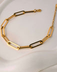 Radiant Gold Link Bracelet Seebora