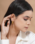 Twin Half Hoops