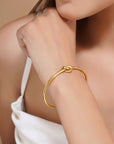Knotty Gold Cuff Seebora