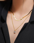 White Magic Dual Chain Necklace Seebora