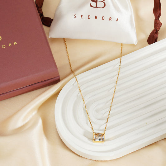 White Magic Stone Necklace