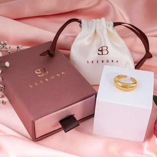 The Athena Wisdom Crescent Ring