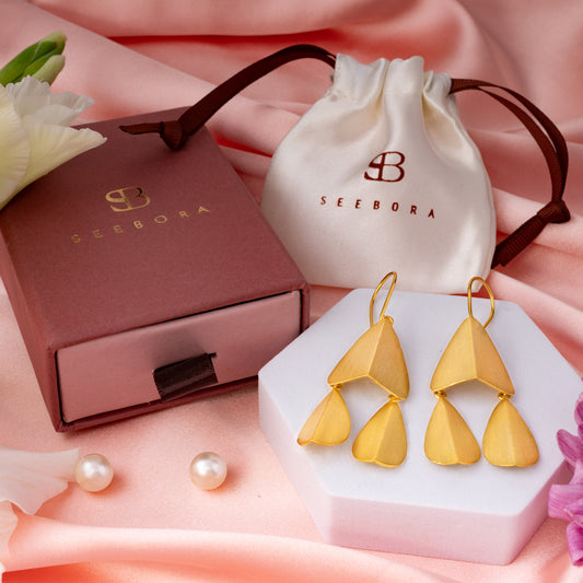 The Gold Leaf Earrings