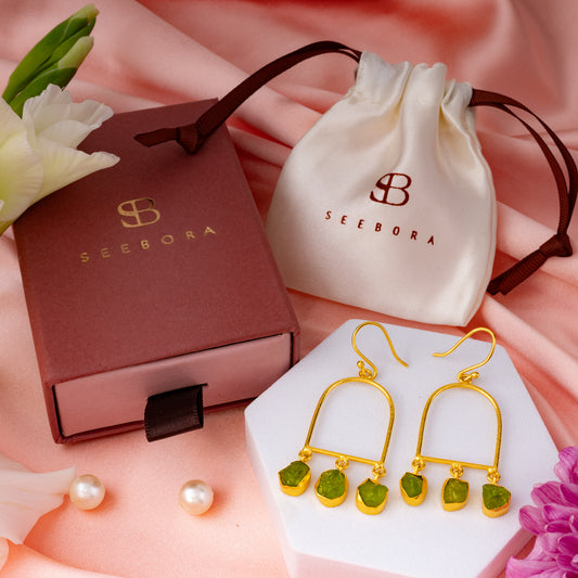 The Peridot Dangler Earrings