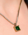 Golden Greenstone Pendant Seebora