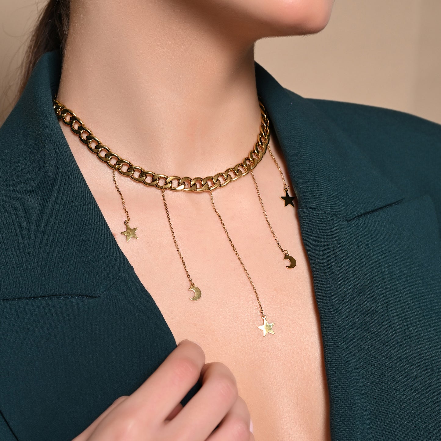 Moonlit Charm Necklace