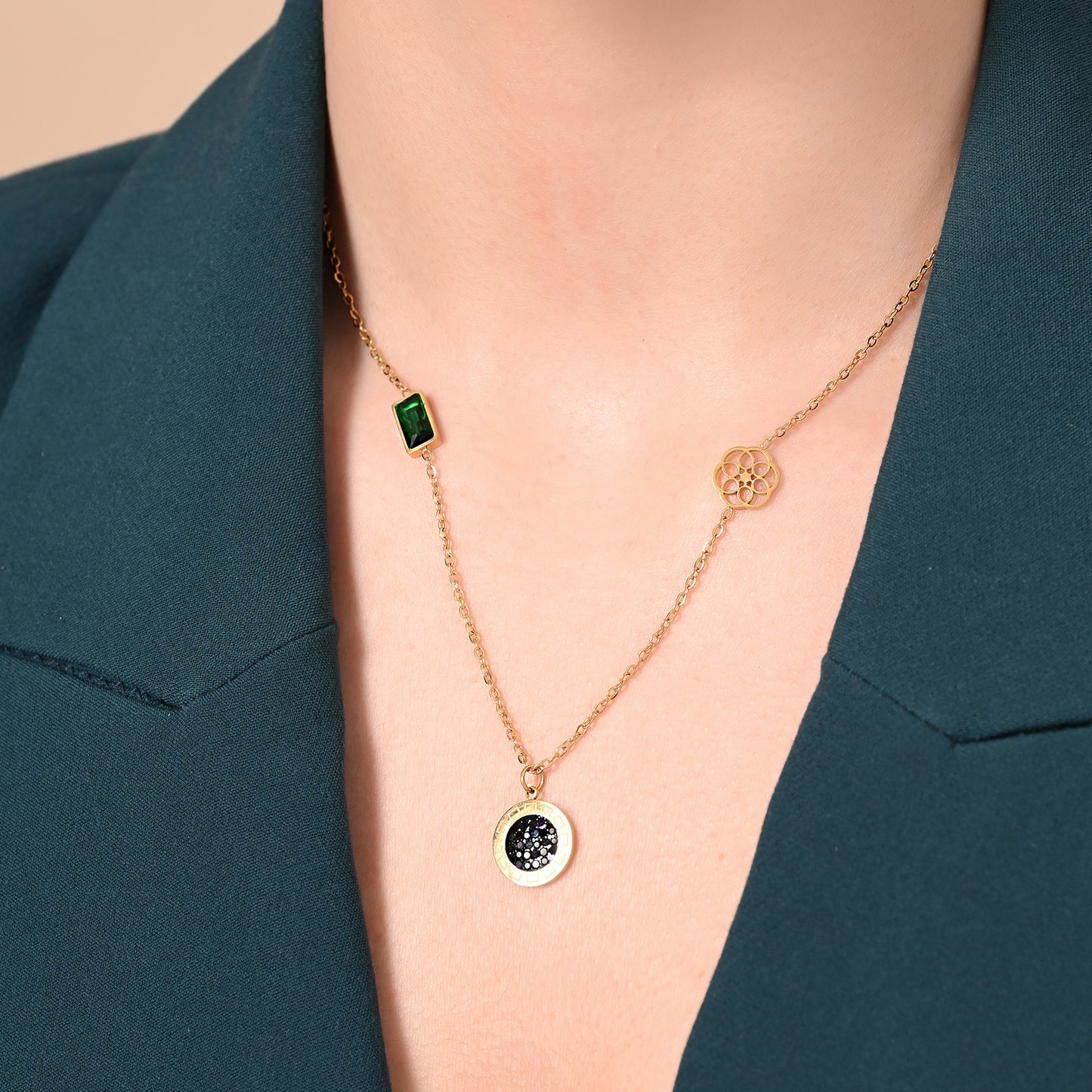 Verdant Onyx Necklace
