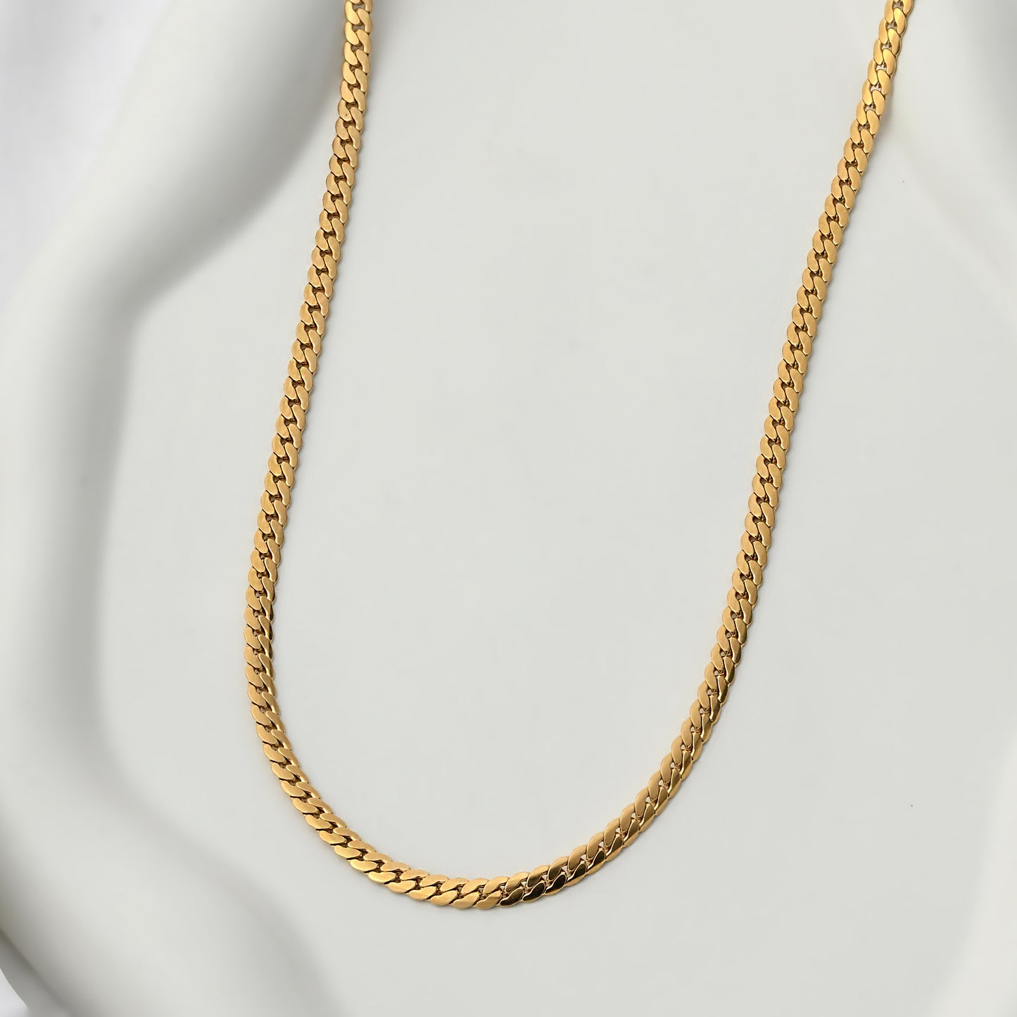 Golden Whisper Link Necklace