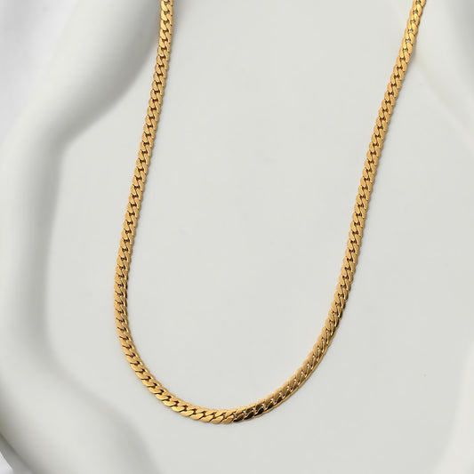 Golden Whisper Link Necklace