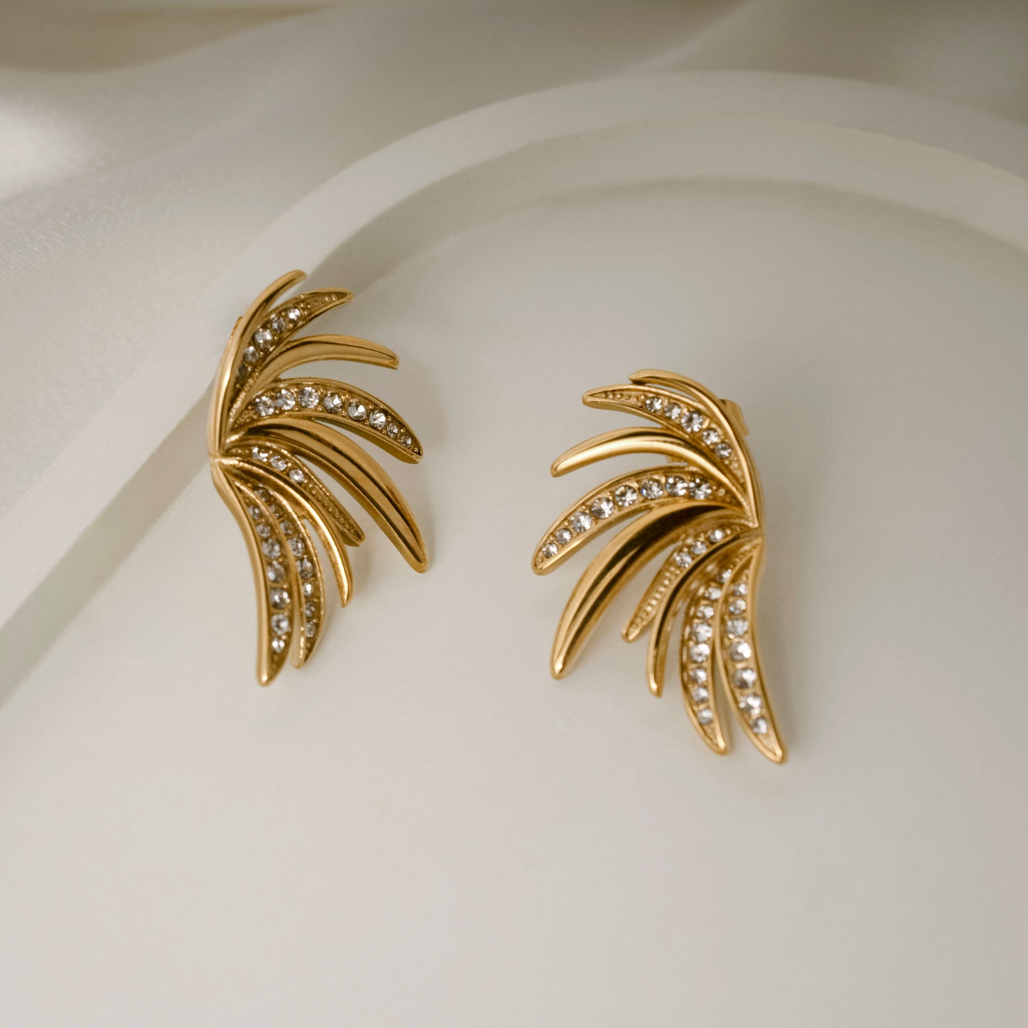 Golden Glimmer Earrings