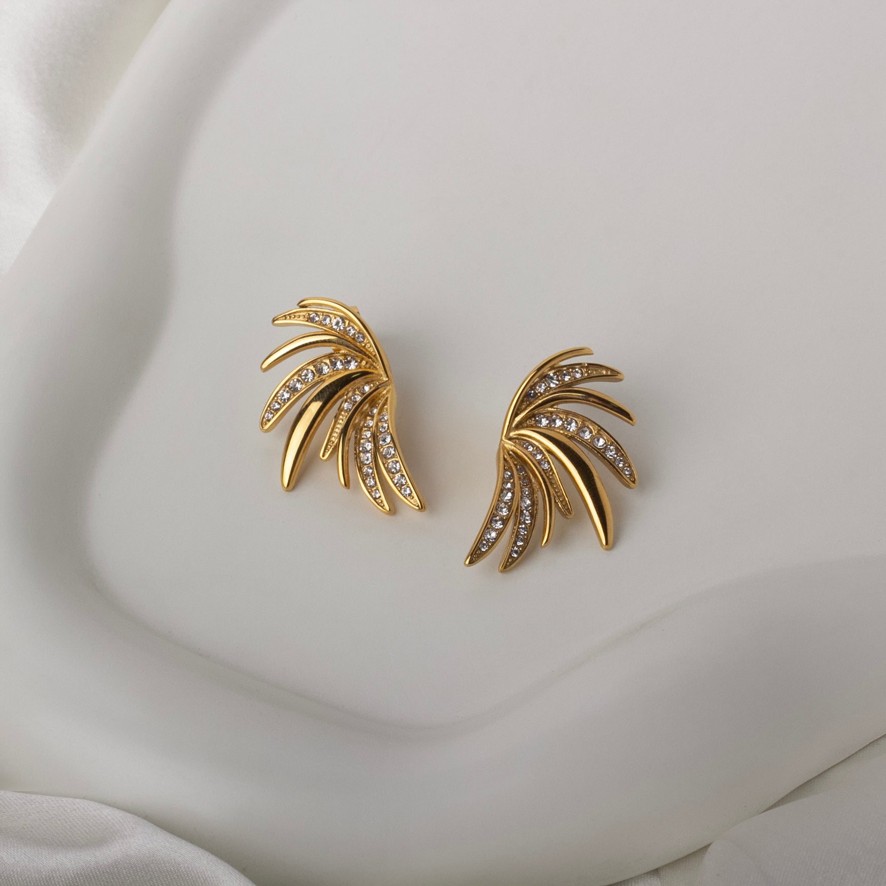 Golden Glimmer Earrings