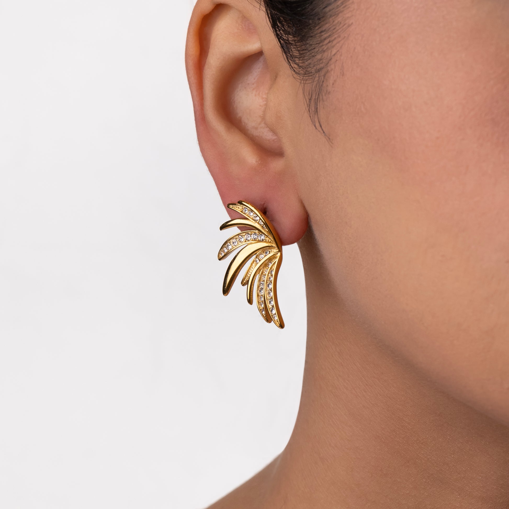 Golden Glimmer Earrings