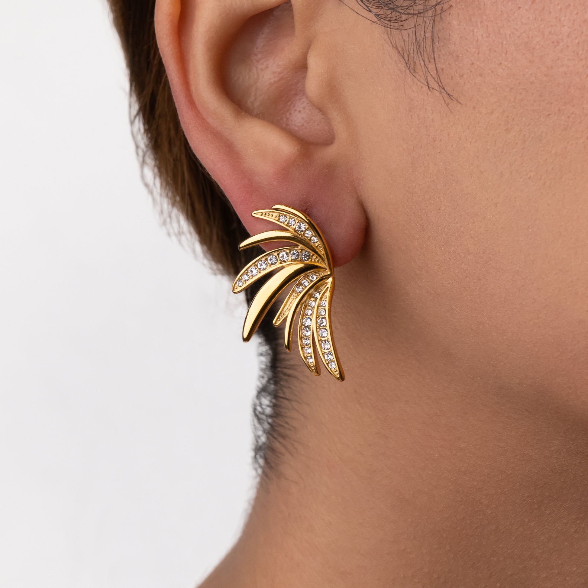 Golden Glimmer Earrings