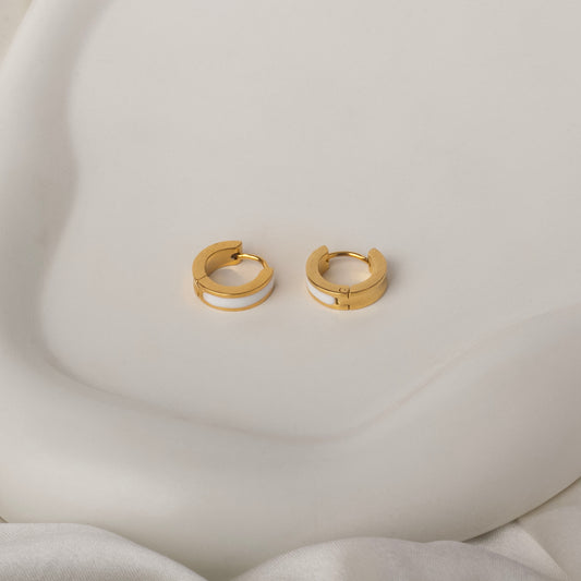 Radiant Glow Hoop Earrings