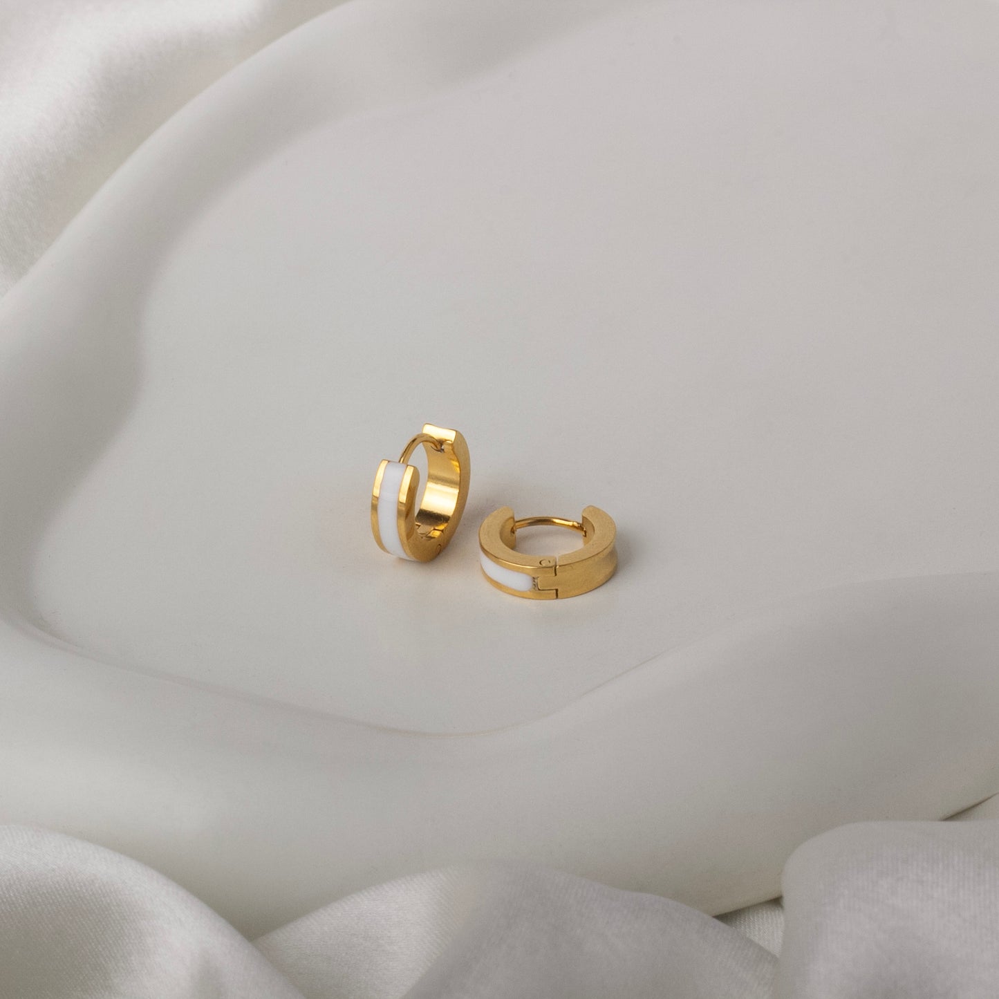 Radiant Glow Hoop Earrings