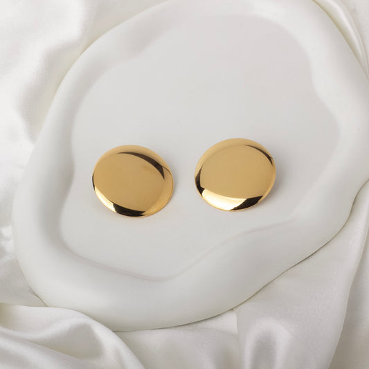Chic Gold Circle Earrings