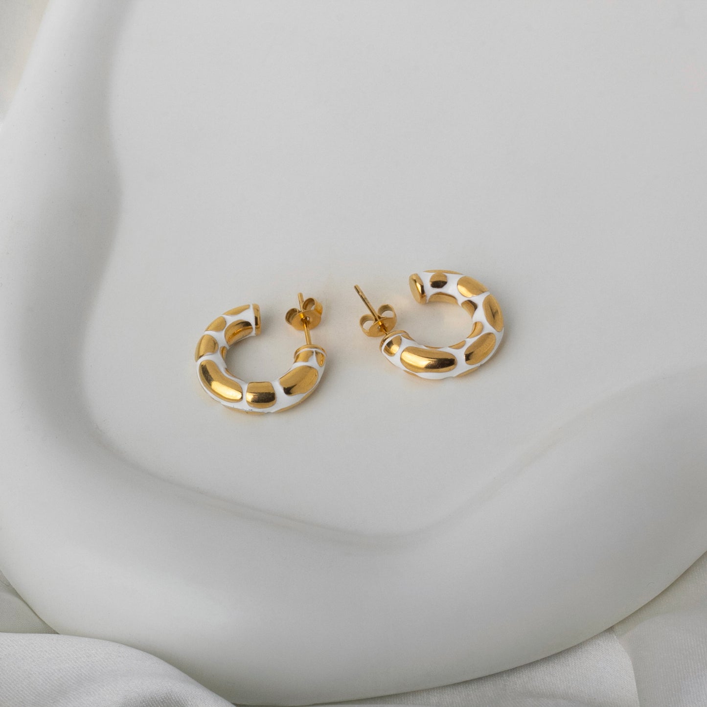 Radiant Gold Hoops