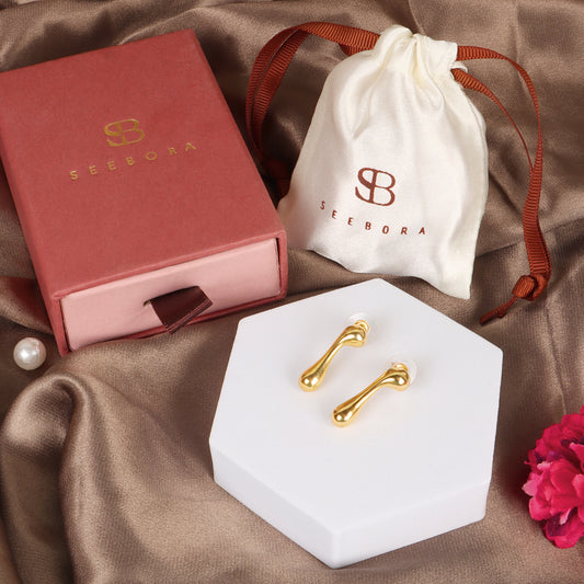 The Gold Drop Earrings