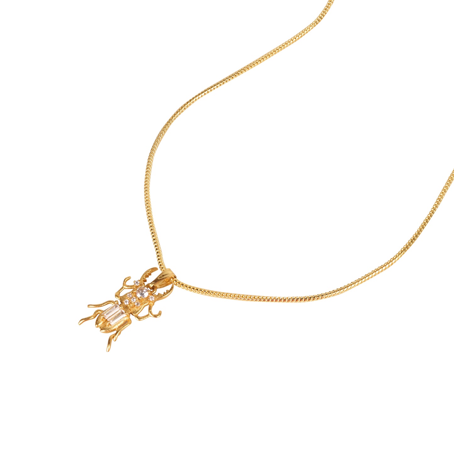 The Beetle Pendant Necklace