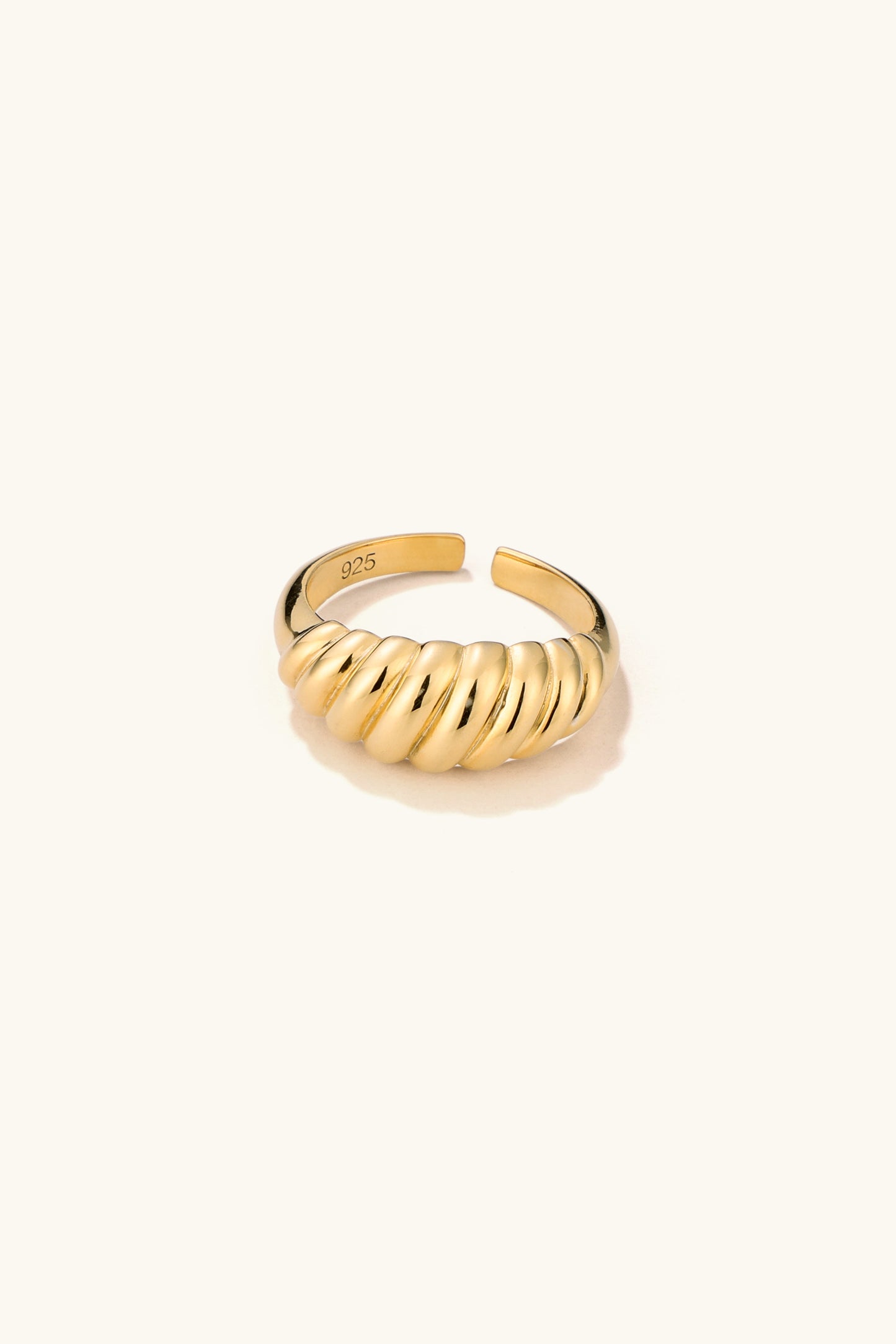 The Athena Crowned Crescent Ring