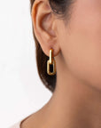 Luxe Gold Accent Earrings