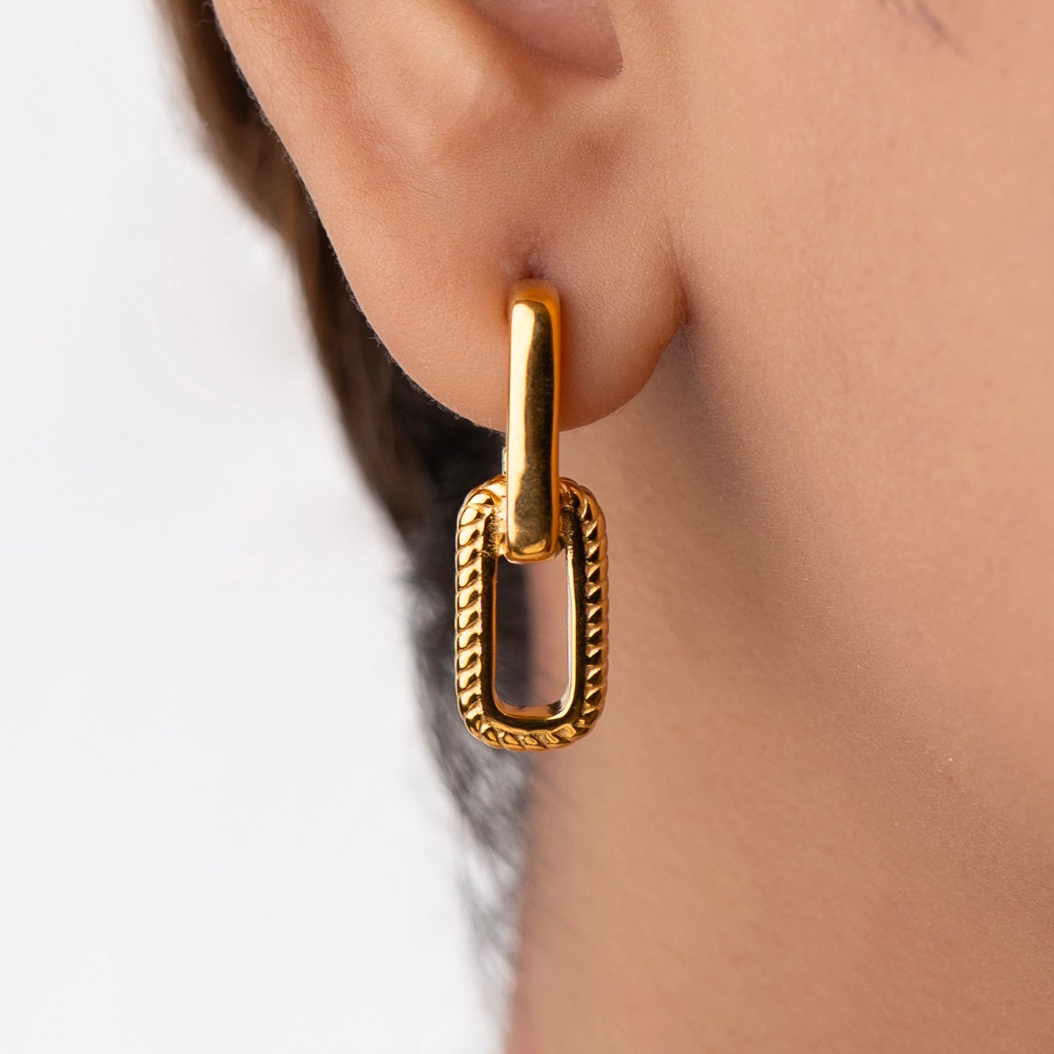 Luxe Gold Accent Earrings