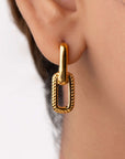 Luxe Gold Accent Earrings