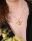 The Dragonfly Pendant Necklace Seebora