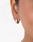Radiant Glow Hoop Earrings Seebora
