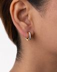Radiant Glow Hoop Earrings